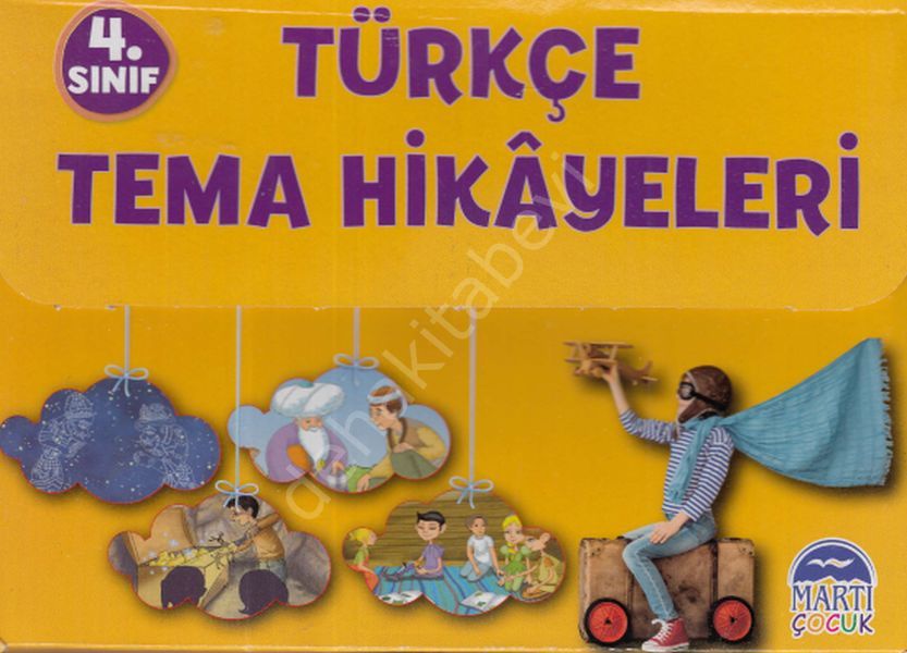 Martı Ç-Türkçe Tema Hik.4.Sınıf Set Sarı.10 Kitap, Martı Yayınları