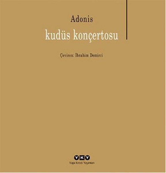 Kudüs Konçertosu, Adonis