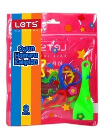 Lets Oyun Hamuru Kalıpları 8 Parça L8411