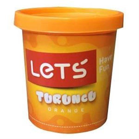 Lets Tek Renk Oyun Hamuru Turuncu 150 Gr