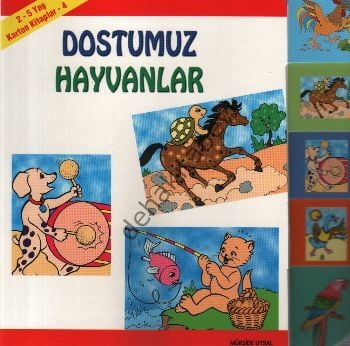 Karton Kitaplar 4 / Dostumuz Hayvanlar (2 - 5 Yaş) kod:58
