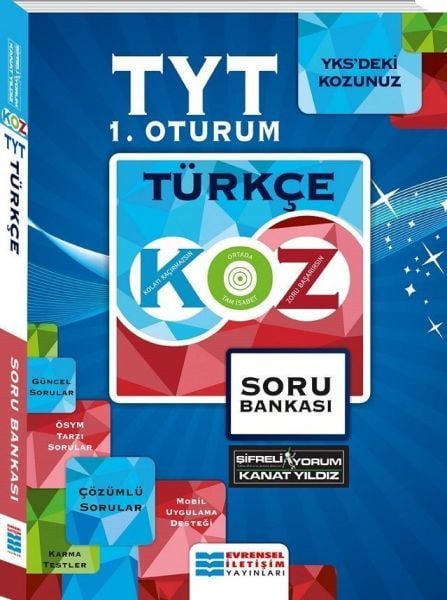 Evrensel YKS 1. Oturum TYT Türkçe KOZ Serisi Soru Bankası
