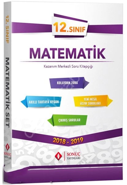 12. Sınıf Matematik Kazanım Merkezli Soru Bankası Seti, Sonuç Yayınları