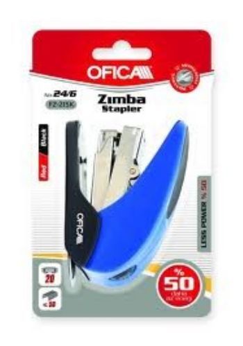 Yeni Nesil Zımba Makinası 24 6 Siyah Mavi FZ 21SM