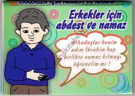ERKEKLER İÇİN ABDEST VE NAMAZ, 3 BOYUTLU RESİMLİ KİTAPÇIK