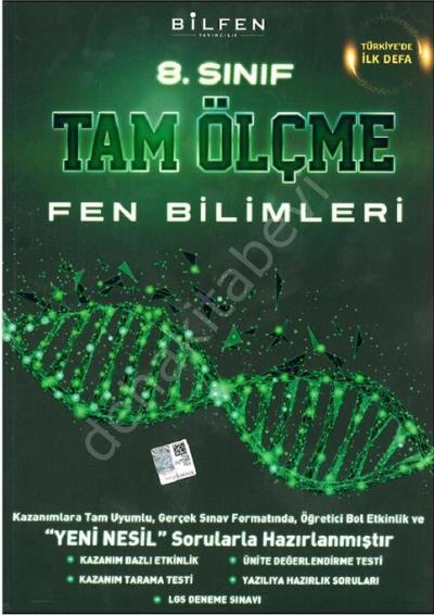 8. SINIF FEN BİLİMLERİ TAM ÖLÇME YENİ, Bilfen Yayıncılık