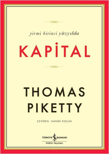 Yirmi Birinci Yüzyılda Kapital, Thomas Piketty