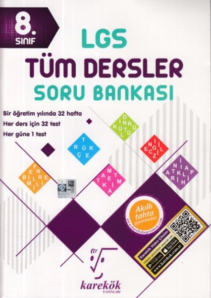 Karekök 8. Sınıf LGS Tüm Dersler Soru Bankası