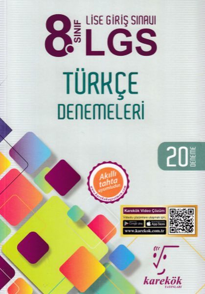 Karekök 8. Sınıf LGS Türkçe Denemeleri 20 Deneme
