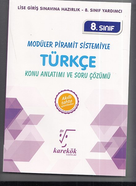 Karekök 8. Sınıf Modüler Piramit Sistemiyle Türkçe Konu Anlatımı ve Soru Çözümü