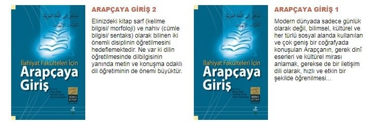 Arapçaya Giriş 1-2, Musa Yıldız