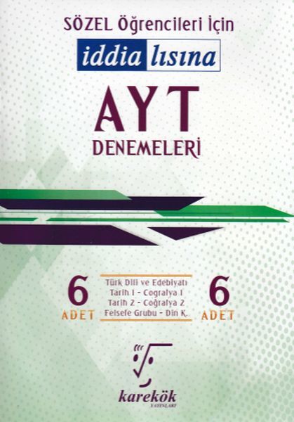 Karekök AYT 6'lı Deneme Seti - Sözel