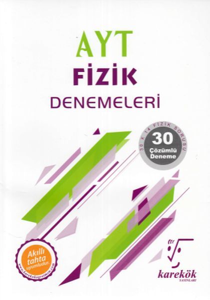 Karekök AYT Fizik Denemeleri 30 Çözümlü Deneme