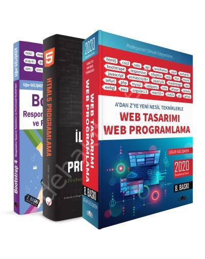 Responsive Web Tasarım ve Frond-End - Back-End Programlama 3 Kitap Set, Level