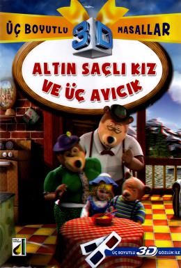Altın Saçlı Kız ve Üç Ayıcık + 3D Gözlük, Damla Yayınevi