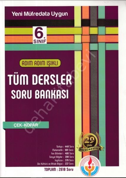 TÜM DERSLER SORU BANKASI 6, Adım Adım Yayıncılık