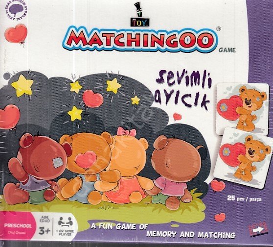 Matchingoo Eşleştirme Kartları - Sevimli Ayıcık, Matchingoo