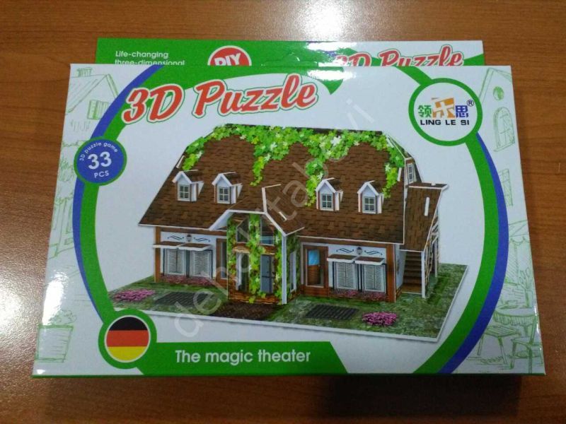 3D Puzzle The Magic Theater 33 Parça, Cc Oyuncak