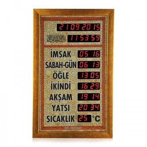 Ev-Büro İçin Ezan Okuyan Saat, Ezanmatik, Namazmatik