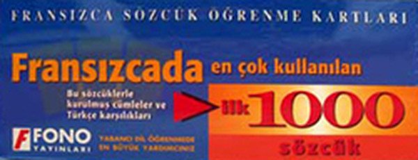 Fono Fransızcada En Çok Kullanılan İlk 1000 Sözcük