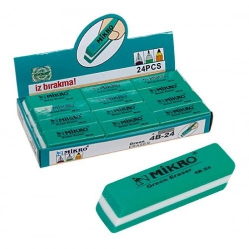 MİKRO 4B-24 YEŞİL SİLGİ 1 adet