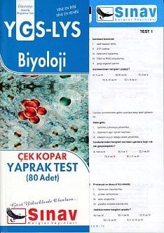 Sınav YGS LYS Biyoloji Çek Kopar Yaprak Test 80 Adet