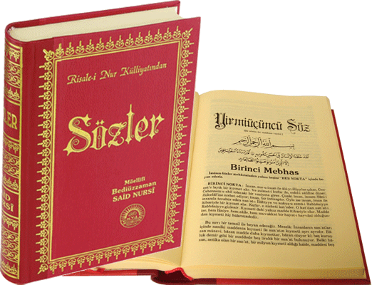 Sözler, Küçük Boy, Sırtı Deri Kod: 301 Envar Neşriyat