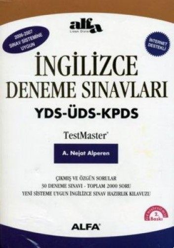 İngilizce Deneme Sınavları, A. Nejat Alperen