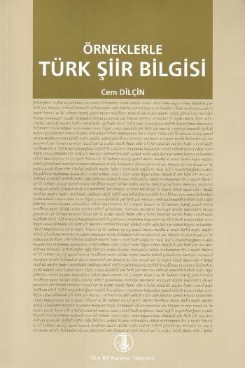 Örneklerle Türk Şiir Bilgisi
