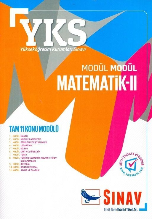 Sınav YKS Modül Modül Matematik 2 Konu Anlatımlı