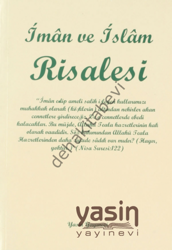 İman ve İslam Risalesi, İsmail Fakirullah, YASİN YAYINEVİ 