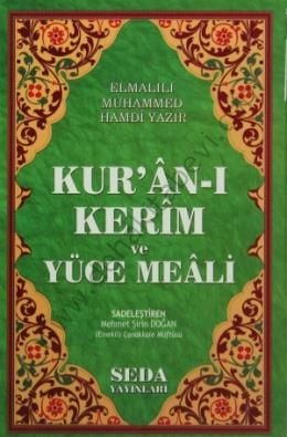 Bilgisayar Hatlı Kuranı Kerim ve Yüce Meali (Orta Boy Kod:149), Seda Yayınları