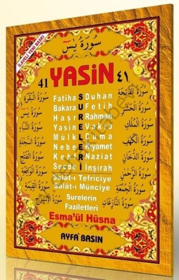 41 Yasin (Kod 030 - Çanta Boy Arapça), Ayfa Basın