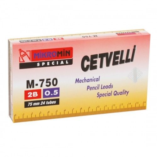 MİKRO M-750 75 MMSTANDLI CETVELLİ 0.5 kalem ucu 24 lü