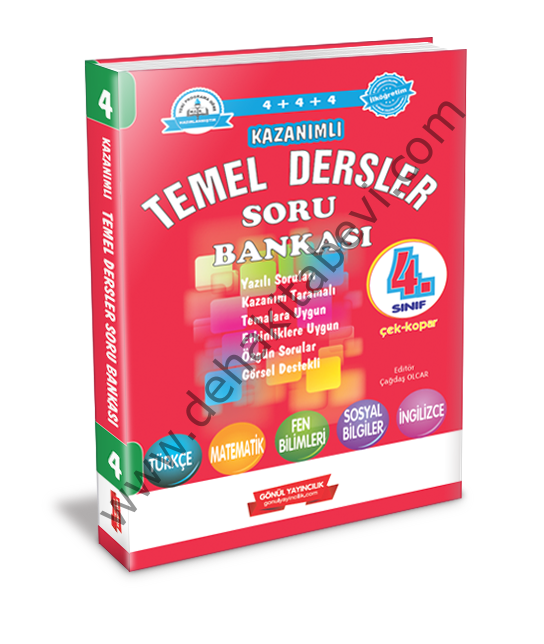 4. Sınıf Kazanımlı Temel Dersler Soru Bankası