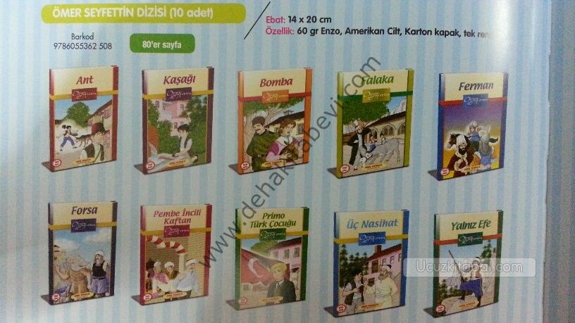 Ömer Seyfettin Kitapları (10 Kitap Takım)