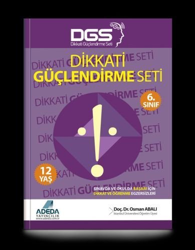 Dikkati Güçlendirme Seti 6. Sınıf 12 Yaş 1 Kitap