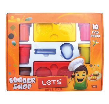 Lets Oyun Hamuru Hamburger Seti