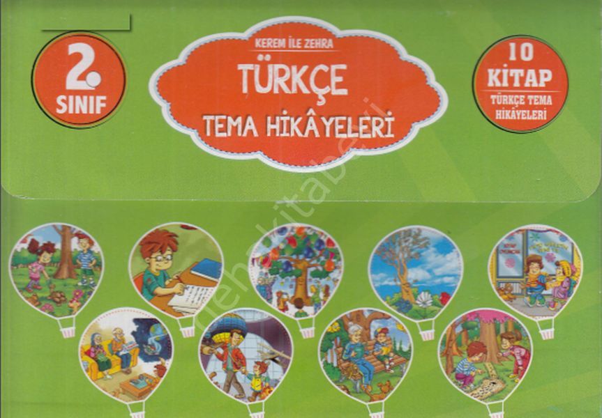 2. Sınıf Türkçe Tema Hikayeleri Seti 10 Kitap Takım, Martı Yayınları