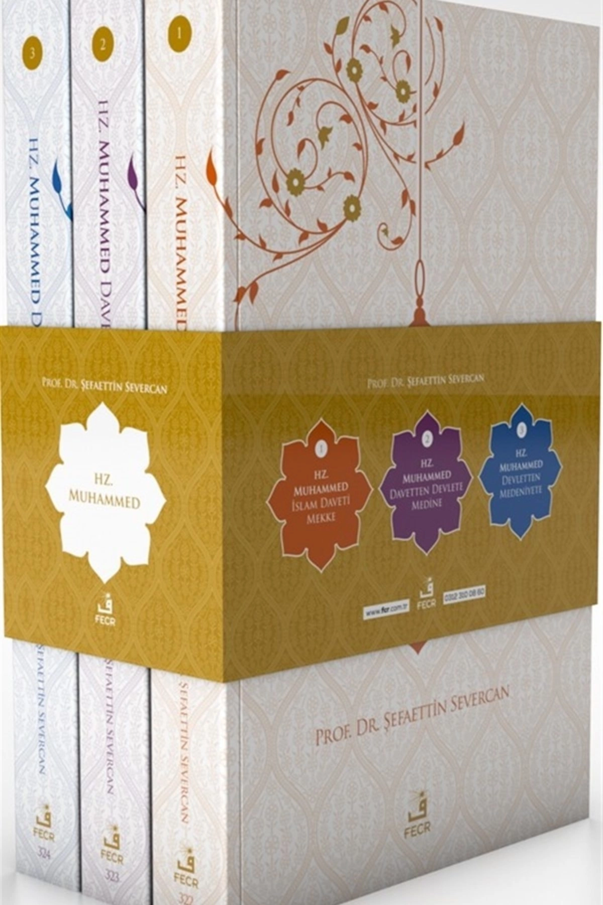 Hz. Muhammed (3 Cilt) Ciltli - Özel Kutulu / Şefaettin Severcan /