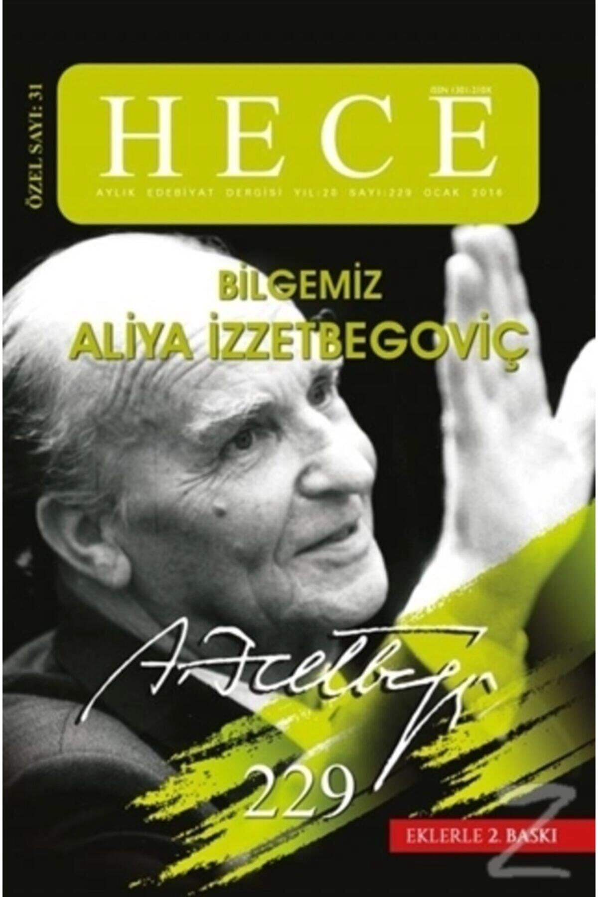 Hece Aylık Edebiyat Dergisi Sayı: 229 Özel Sayı: 31
