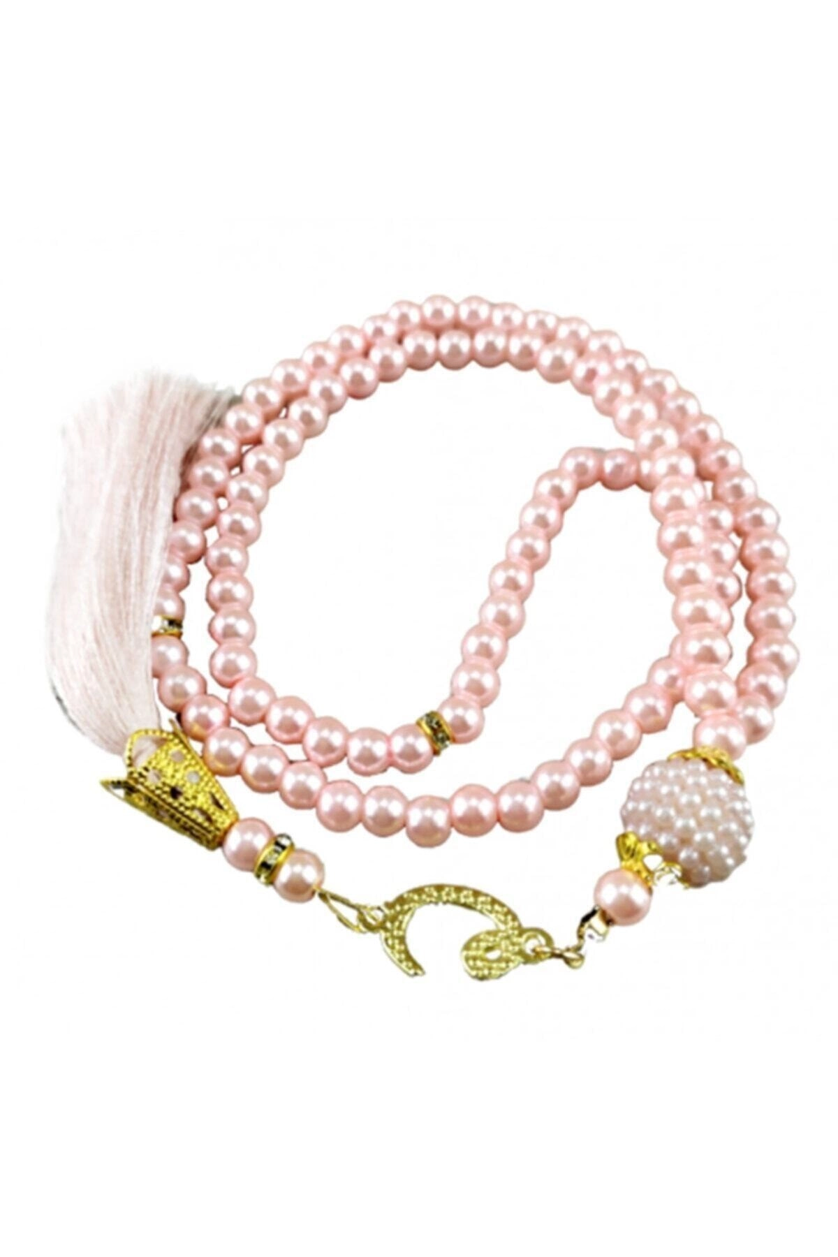 Ikra Inci Tesbih Toz Pembe