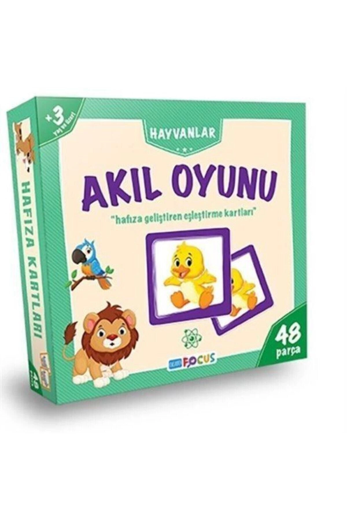 Kampanyalı-akıl Oyunu - Hayvanlar 48 Parça 3 Yaş Ve Üzeri