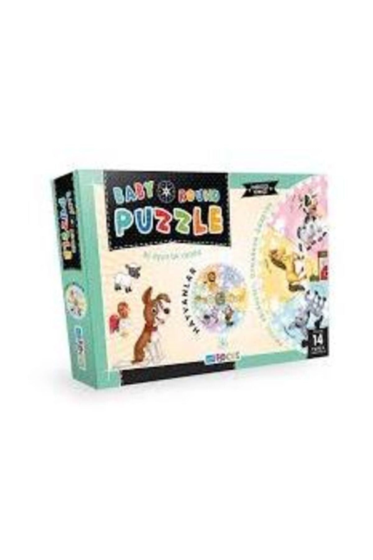 Hayvanlar / Baby Round - Puzzle (BF074) - NULL