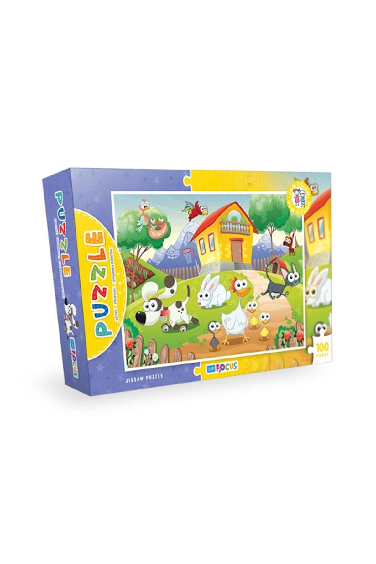 Evci Hayvanlar - Puzzle (BF145) - NULL