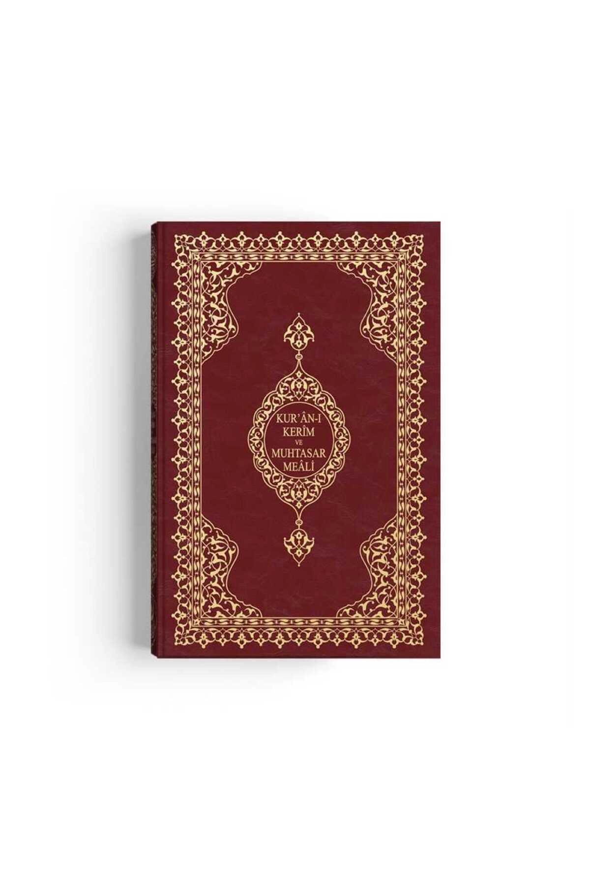 Orta Boy Muhtasar Mealli Kur'an (Bordo, Mühürlü)