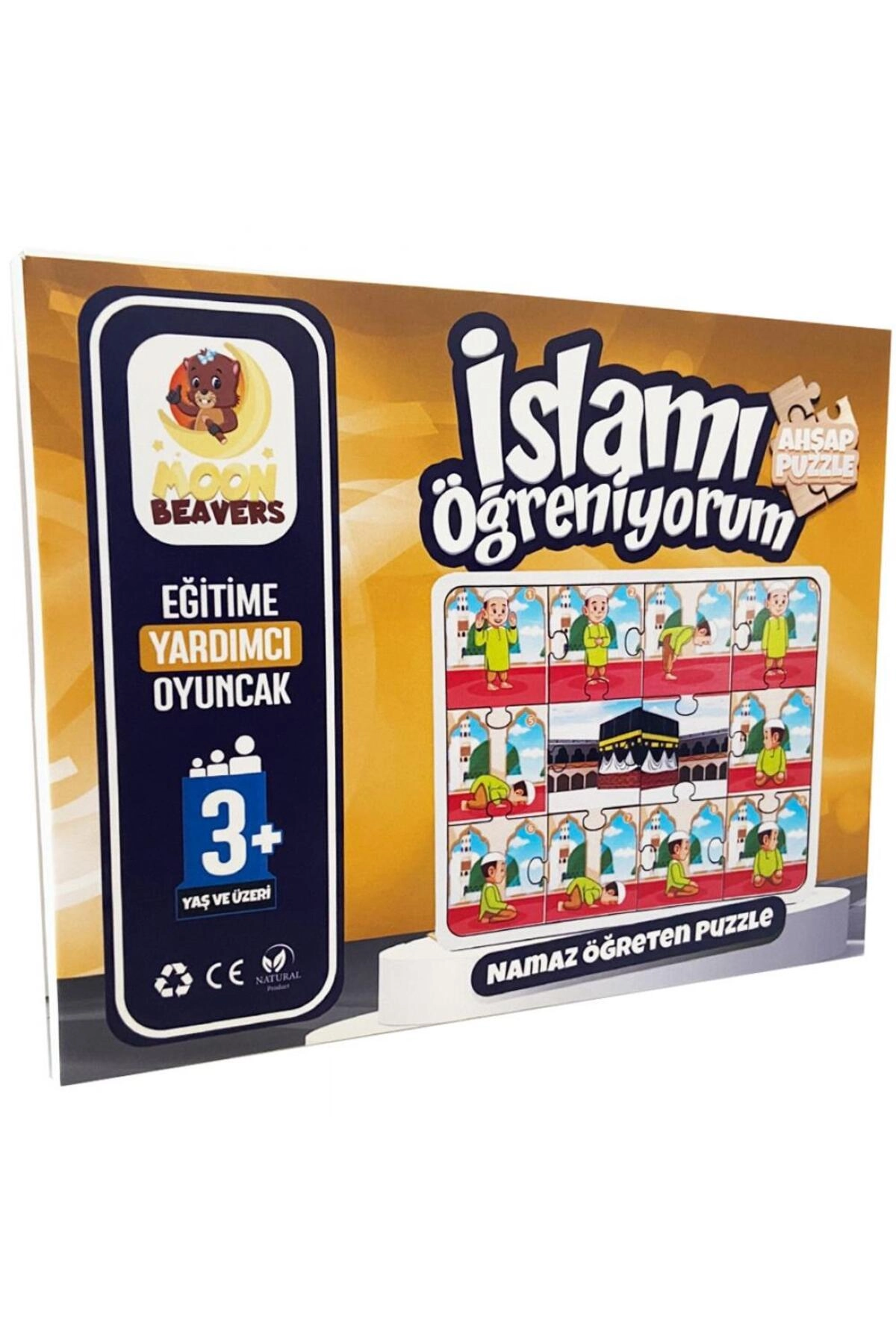 Moon Beavers İslamı Öğreniyorum Puzzle Serisi - 2 Kız Namaz