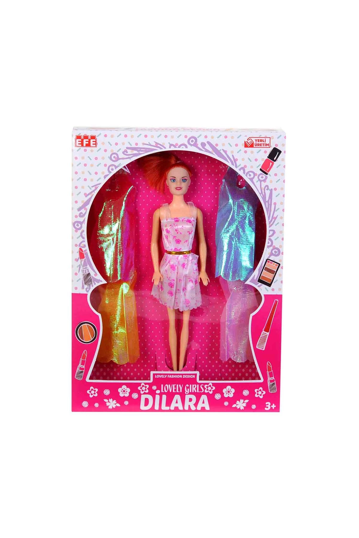 Yedek Kıyafetli Oyuncak Model Bebek Dilara 30 Cm