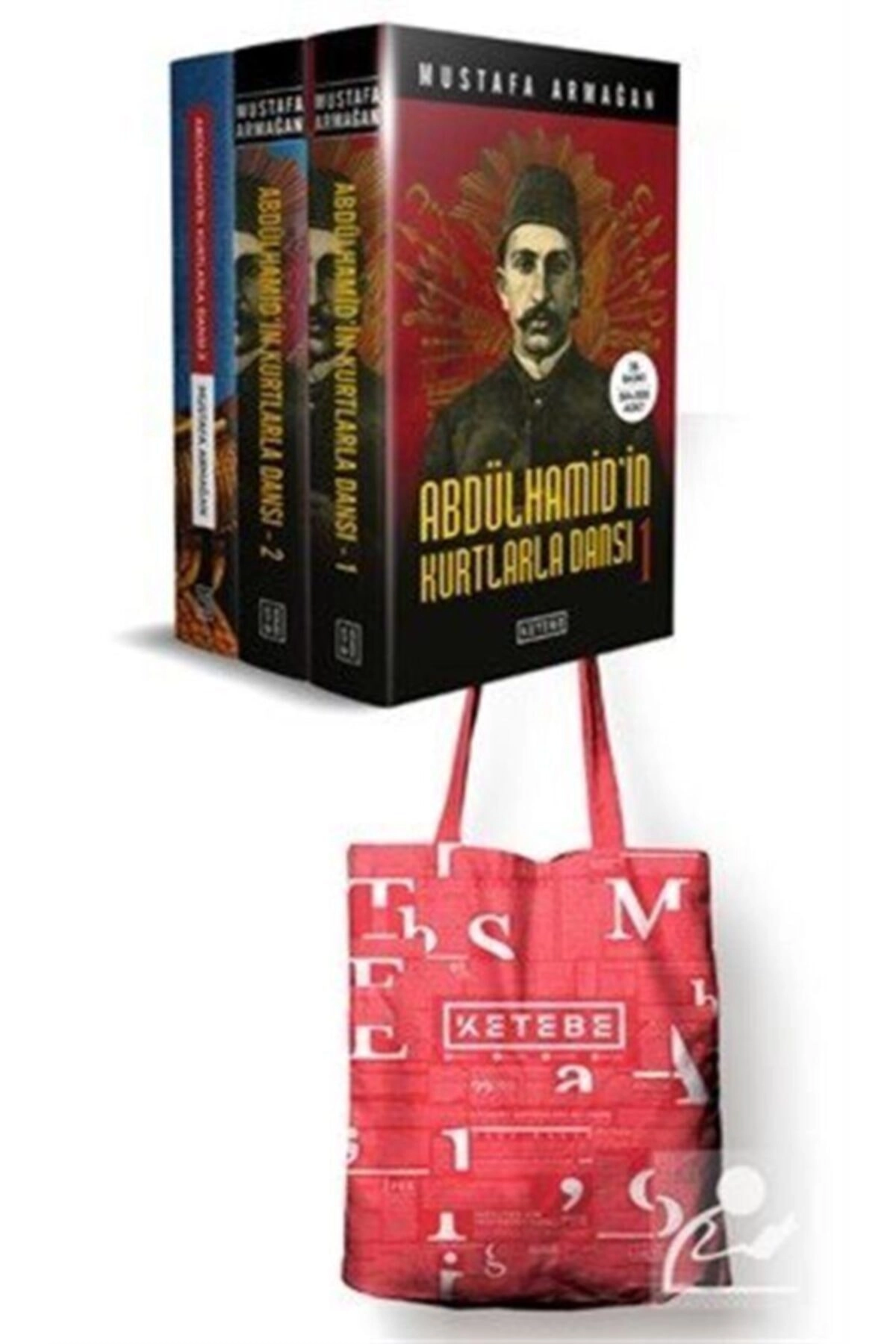 Abdülhamid'in Kurtlarla Dansı Seti-3 Kitap Takım - Mustafa Armağan