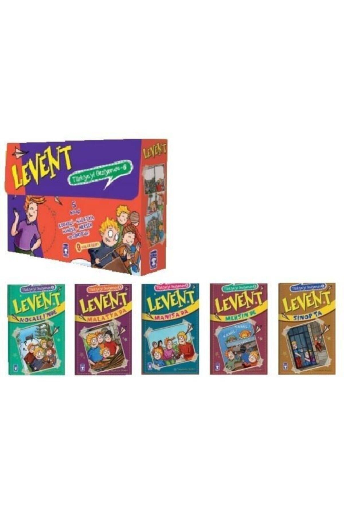 Levent Türkiye'yi Geziyorum 6 Set (5 Kitap Takım)
